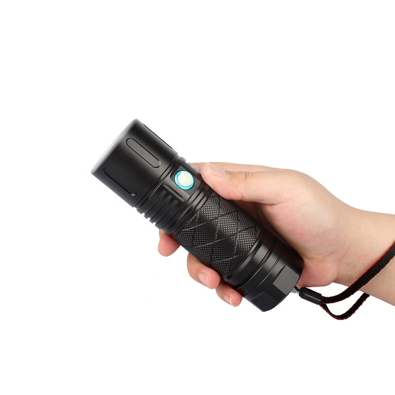 XMUND XD-FL6 SST40 2800LM Super Brignt 500m Long Range USB Rechargeable 18650 LED Flashlight