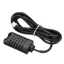 W2026C DC 24V 10A Digital Hygrometer Humidity Meter with Red/Blue LED Display Hygrometer Adjustable Humidity Controller Sensor Switch