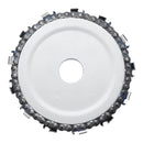 Drillpro 4-1/2 Inch Grinder Chain Disc 22mm Arbor 13T Wood Carving Disc 115mm For 115 Angle Grinder