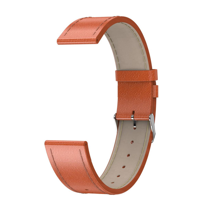 Newwear 20mm Universal Replacement Leather Watch Band for Smart Watch Q9 Q8 Q3 Q3 Plus