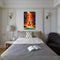 Miico Hand Painted Oil Paintings Eiffel Tower Scenery Wall Art For Home Decoration