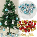 32PCS Christmas Tree Decoration Balls Drums Bells Baubles Ornaments Kids Children Party Supplies