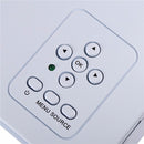 Portable 480 x 320 Pixels 80LMS LCD Projector Home Cinema with HDMI USB AV VGA SD Interface