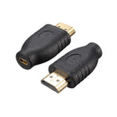 HDMI Male Type A to Micro HDMI Type D Female Socket Adapter Converter