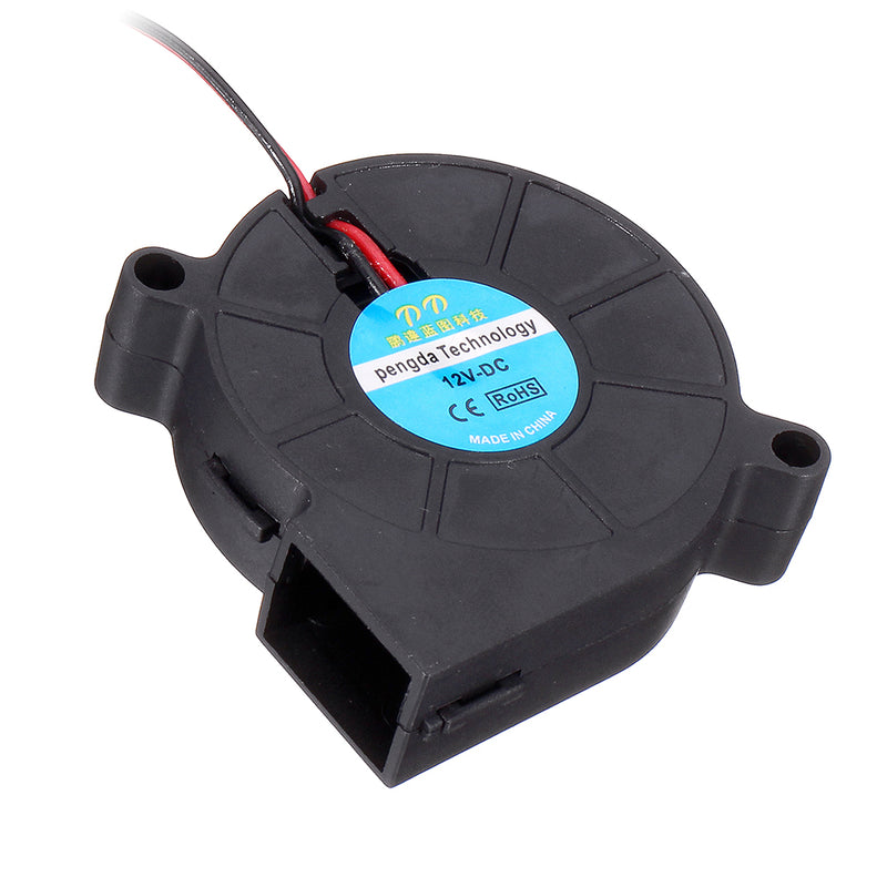 12V DC 5015 Blower Cooling Fan with 2*4mm PTEF Tube & 4pcs 8*25 Hot Bed Spring Kit for 3D Printer Part