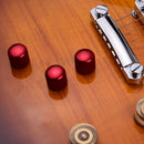 3PCS Electric Guitar Bass Replacement Parts Tone Volume Control Knobs Cap Guitar Parts