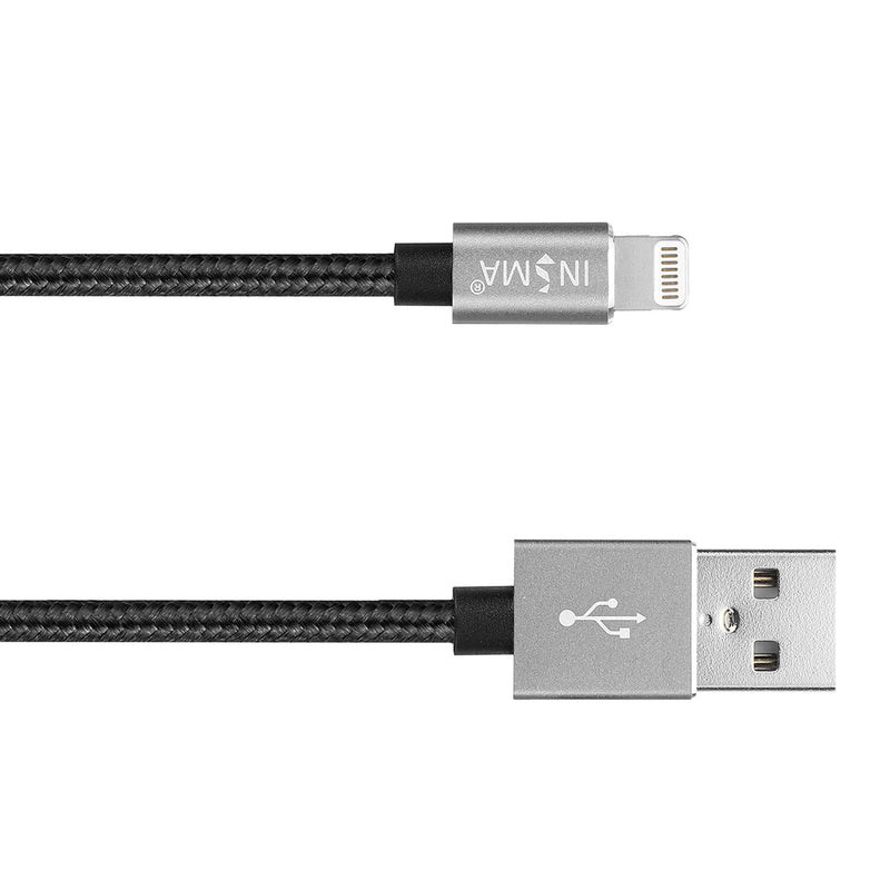 INSMA Braided Lightning for Fast Charging Data Cable For iPhone X XS MAX XR 8 7 6 5