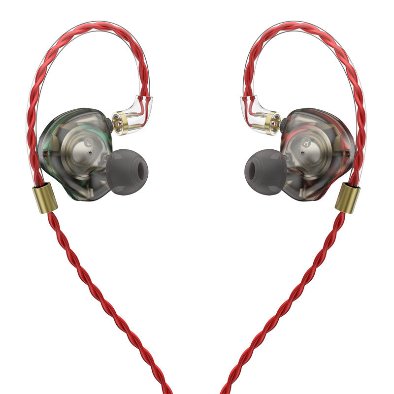 3.5mm Wired Control Hifi Earphone 2 Pin Detachable Cable Dynamic Driver Super Bass In-ear Headset for Sports Gaming