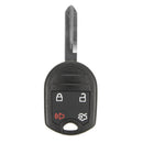 4 Button Car Key Keyless Entry Remote Fob And Transponder Chip 63 For Ford For Lincoln