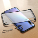Bakeey Transparent Ultra Thin Anti Fall Matte Hard PC&Soft Edge With Finger Ring Protective Case For Xiaomi Mi 9 / Mi9 Transparent Edition