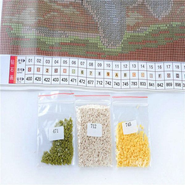 32x32cm 5D DIY Purple Love Tree Diamond Painting Resin Full Rhinestone Scenery Cross Stitch Kit