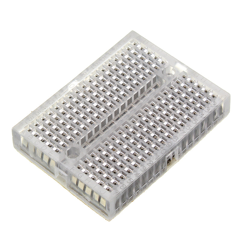 10pcs Mini Breadboard Protoboard DIY Kit Universal Transparent Solderless SYB-170 Breadboard 170Tie-points Prototype Boards 35X47MM
