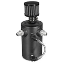 Universal Car 750ml Aluminum Catch Can Reservoir Fuel Tank with Breather Filter