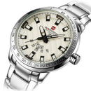 NAVIFORCE NF9090 Fashion Men Quart Watch Luxury Stainless Steel Sport Watch