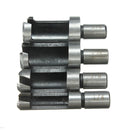8pcs Wood Plug Cutter Straight/Tapered Claw Type Drill Bit Set