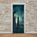 Miico MT007 Door Sticker Halloween Sticker Removable  Wall Sticker For Room Decoration