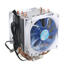 92mm 3 Pin Blue LED Copper CPU Cooler Cooling Fan Heat Sink for Intel LGA775/1156/1155 AMD AM2/2+/3