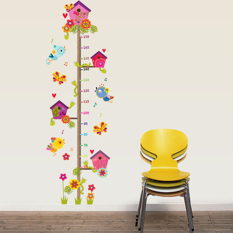 Miico FX1020L Cartoon Tree Branch Height Stickers Children's Room Wall Sticker Height Measurement Stickers