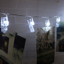 KCASA 1.5M 10 LED Photo Clip String Lights LED Fairy Lights for Festival Christmas Party Wedding