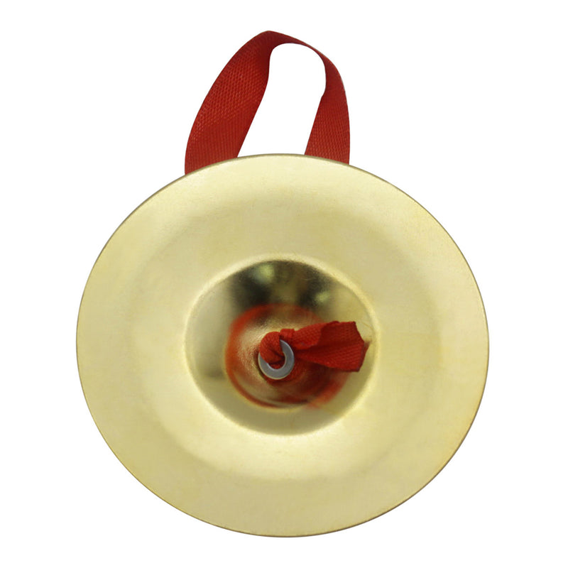 2Pcs Orff Small Musical Instrument Copper Finger Cymbals Drum Cymbal Percussion Instruments