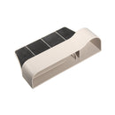 ABS Left Side Car Seat Crevice Gap Storage Box Drink Holder Pocket Coin Organizer
