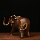 Resin Elephant Statue Fortune Mascot Living Room Cabinet TV Office Home Decorations