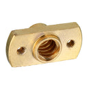Creality 3D Brass T8 Lead Screw Nut Pitch 2mm for Stepper Motor 3D Printer Part