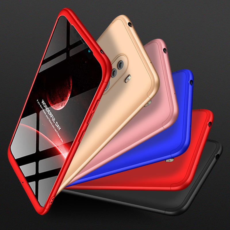 Bakeey 3 in 1 Double Dip 360 Full Hard PC Protective Case For Xiaomi Pocophone F1