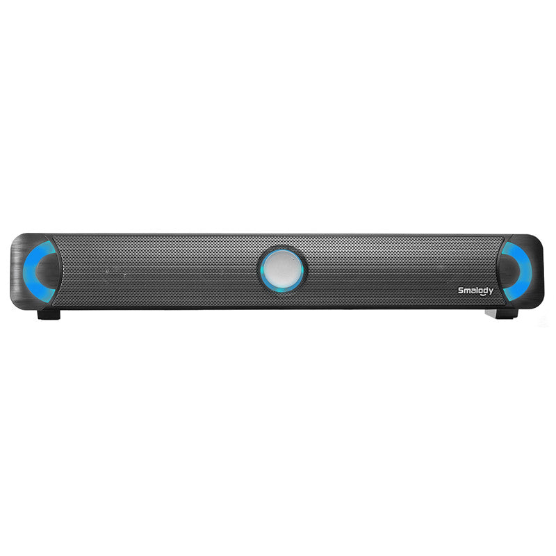 Smalody LED Light Stereo Noise Cancelling 3.5mm Aux Speaker Wired Loudspeaker for Mobile Phone