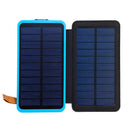 Solar Power Bank LED Lighting 20000mAh Solar Charger Dual USB Ports Foldable Solar Panels SOS Mode