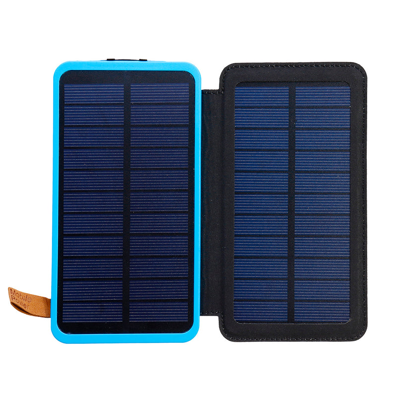 Solar Power Bank LED Lighting 20000mAh Solar Charger Dual USB Ports Foldable Solar Panels SOS Mode