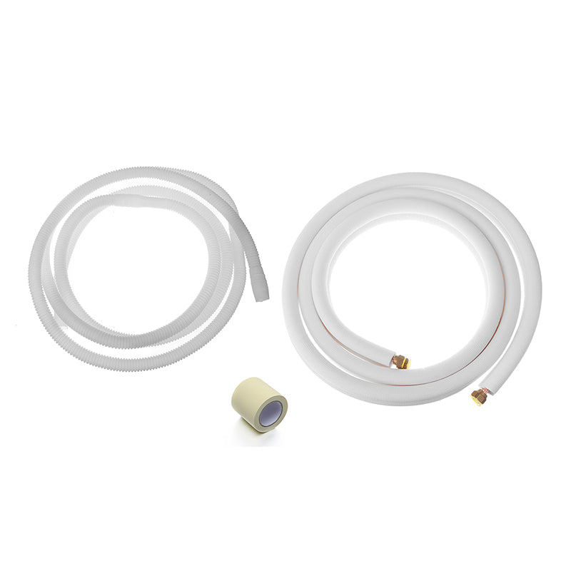 3.0M 6*10mm Air Conditioner Fittings Coil Tube Insulated Pure Copper Aluminum Pipes