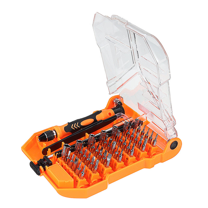 HILDA 45 in 1 Magnetic Screwdriver Set Insulation Disassemble Mobile Watch Computer Repairing DIY Multi-used Screw Driver Kit