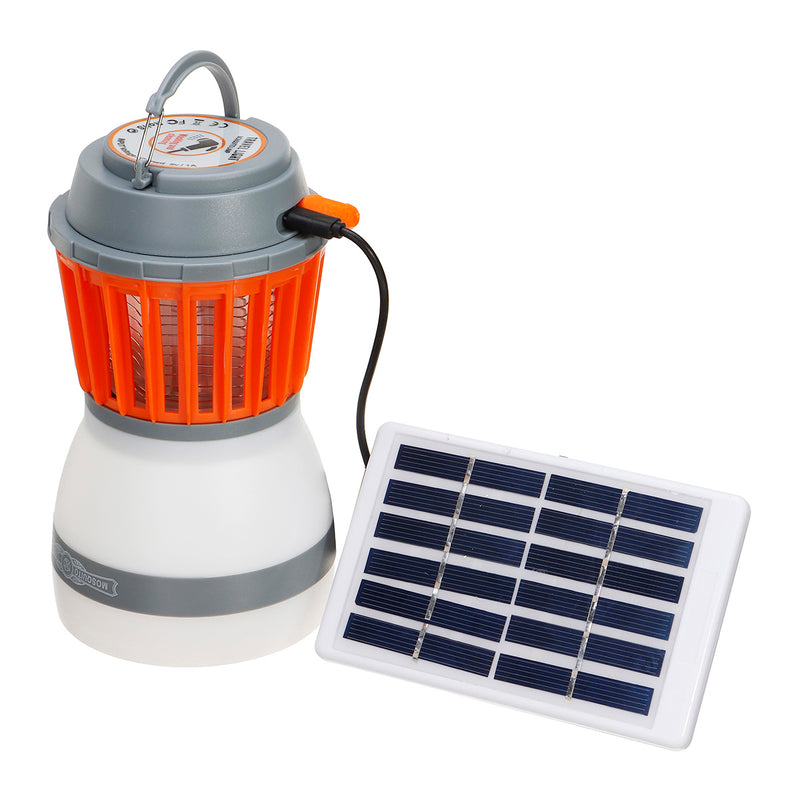 Solar USB Travel Light Mosquito Killer Lamp Insect Bug Zapper Bug Trap Fly Pest Dispeller
