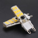 10X G9 3W SMD5733 12LEDs Warm White Pure White Silicone Crystal Light Bulb AC220V