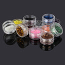 12 colors Hexagon Glitter powder1mm Set for 3D nail Art