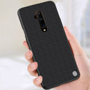 For OnePlus 7T Pro Case NILLKIN Anti-fingerprint Anti-slip Nylon Synthetic Fiber Textured Protective Case