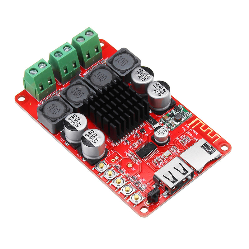 SANWU HF183 TPA3116 2X50W Digital bluetooth Receiver Module Amplifier Board U Disk TF Card Decoder