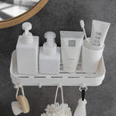 Adhesive Storage Rack Wall Mount Shower Shelf Storage Rack Bathroom Kitchen Organizer Accessories