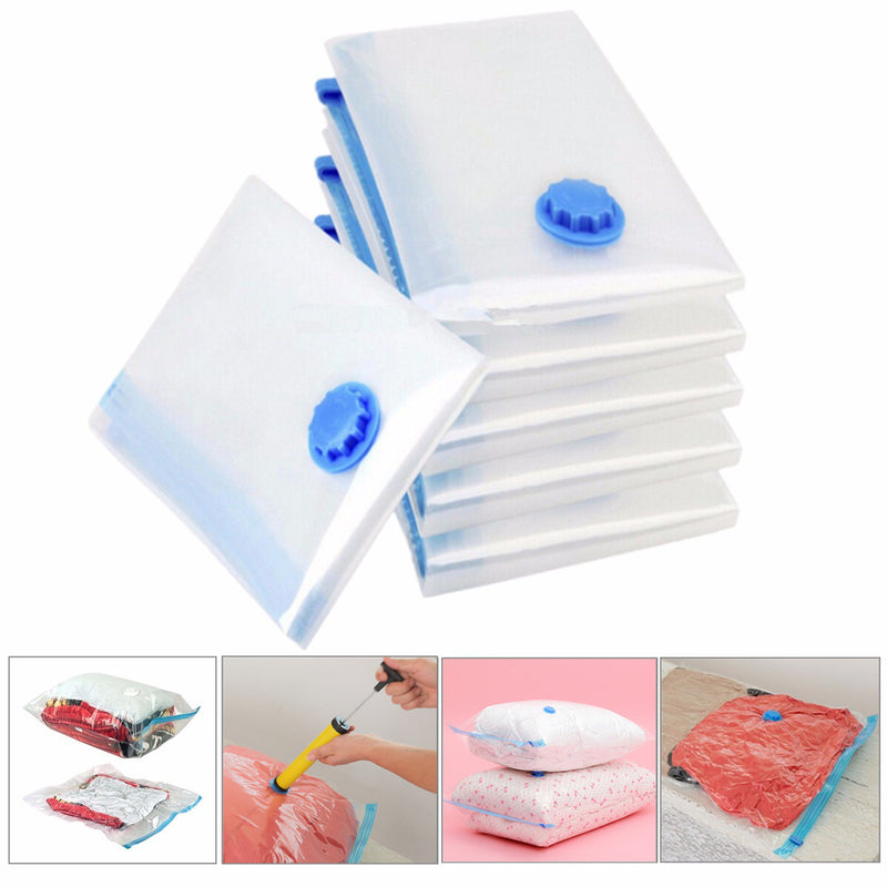 5 PCS Vacuum Storage Bag Space Saving Anti Pest Clothes Quilts Storage Bag