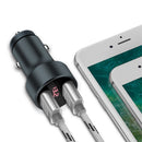 Bakeey 11W Dual USB Port Digital Display Fast Charging USB Car Charger For iPhone 8 Plus 11 Pro Huawei P30 Pro Mate 30 Xiaomi Mi9 9Pro S10+