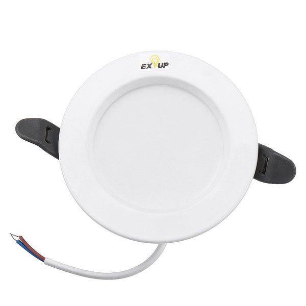EXUP 5W 7W 12W 18W Round LED Recessed Ceiling Panel Down Light Indoor Home AC220-240V