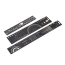 1Set 15cm 20cm 25cm Multifunctional PCB Ruler Measuring Tool Resistor Capacitor Chip IC SMD Diode Transistor Package 180 Degrees