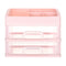 1/2/3 Layers Plastic Desktop Organizer Drawer Makeup Holder Box Make Sundry Storage Box Container