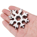 AOTDDOR 18 in 1 Multifunction Snowflakes Screwdriver Multi-tool Portable Keychain Screwdriver Bottl