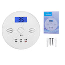 Carbon Gas Monoxide Alarm CO Detector Household Alarm Smoke Detector LCD Display