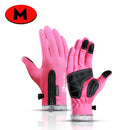 Winter Warm Outdoor Sports Gloves Fleece Windproof Non-slip Touch Screen Ski Riding Motorcycle Gloves Skiing Gloves