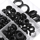 Suleve MXRW5 180Pcs Rubber O Ring Washer Grommets Ring Anti-slip Gasket Seal Assortment Set