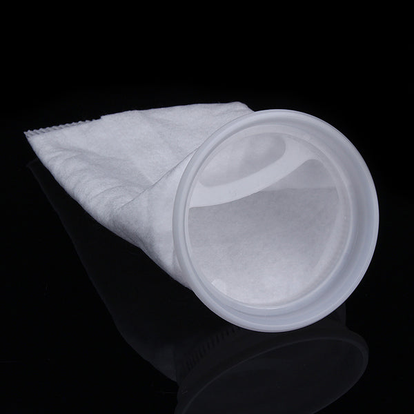 150-200um Aquarium Fish Tank Marine Sump White Filter Sock Tool Bag Washable Filter