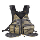 LEO 27988 D86 Olive Green Boat Floating Fishing Jacket Life Jacket Life Vest